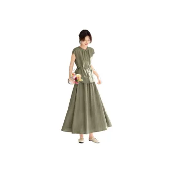 XWI Shirt Matching Sets Women's Green