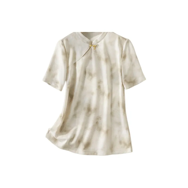 IHIMI Regular T Shirt Women's Blended Green-2