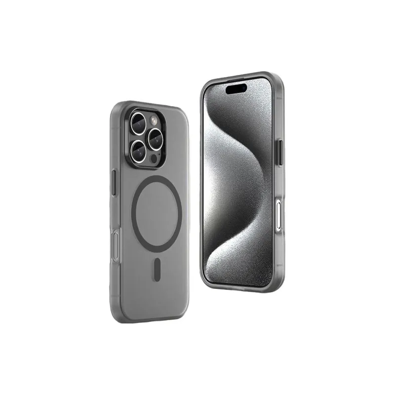 Record Star PC Material Ultra Rough Magnetic Phone Cases Compatibility IPhone16ProMa Girlish Business Formal Style-1