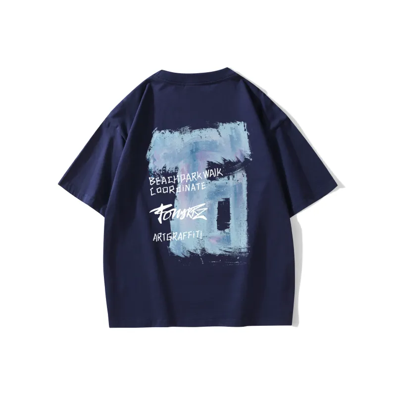 TONYKRZ T Shirt Unisex Navy Blue-1