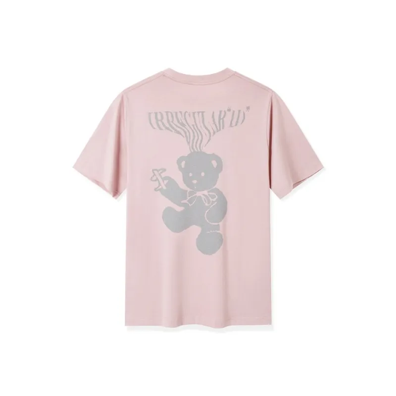 XTEP T Shirt Unisex Flower Language Pink-1