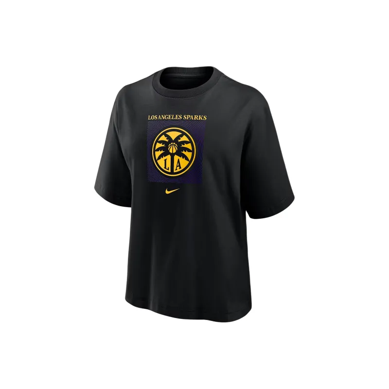 Nike Los Angeles Sparks Women's Nike Wnba Boxy T Shirt-0