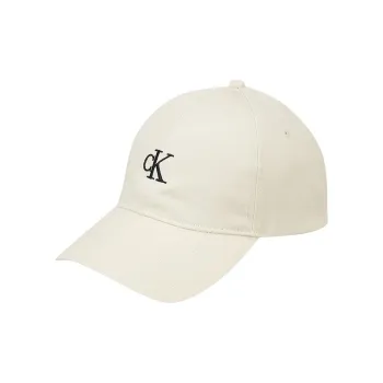 CALVIN KLEIN Cotton Baseball Caps Unisex White