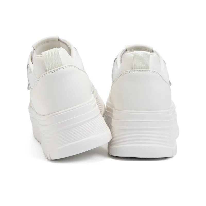 Hotwind Low Top Skateboard Shoes Women's Beige-4