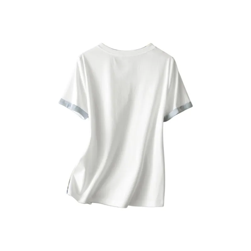 IHIMI T Shirts Women's White-1
