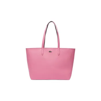 LACOSTE PVC Tote Bag, Shopping Bag, Handbag, Shoulder Bag Women's Pink