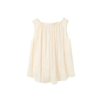3COLOUR Chiffon Shirts Women's Ecru