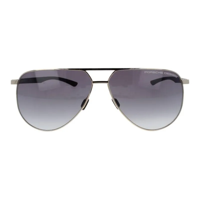 PORSCHE DESIGN Metal Aviator Sunglasses Men's Gray-1