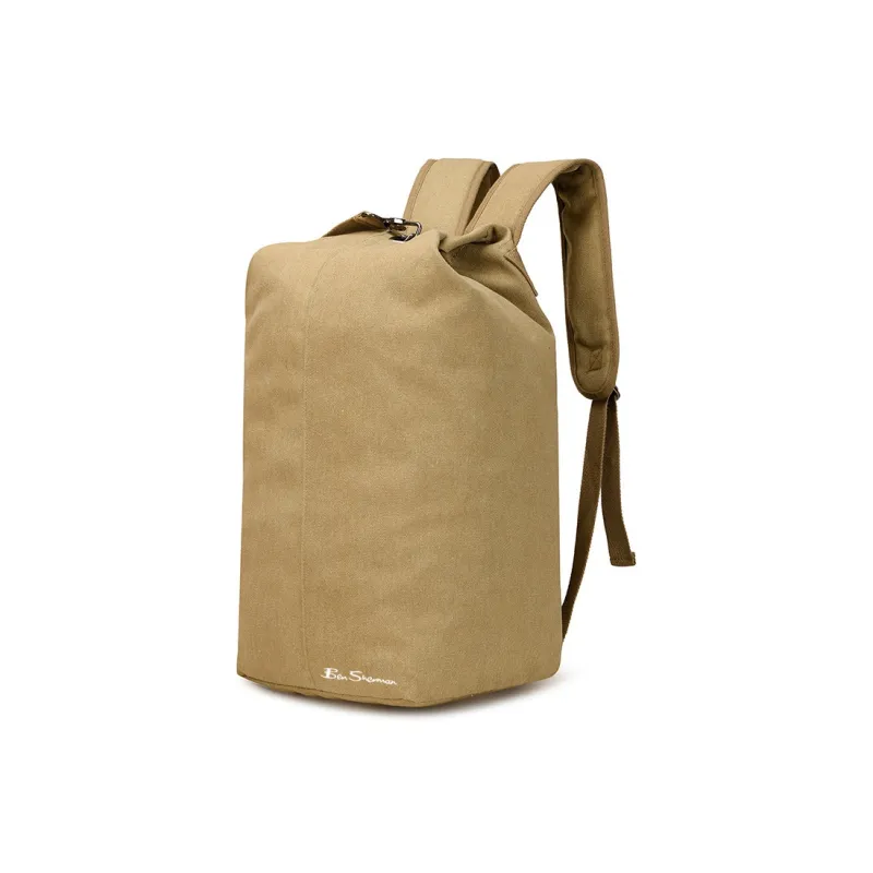 BEN SHERMAN Canvas Backpack Unisex Multicolor-3