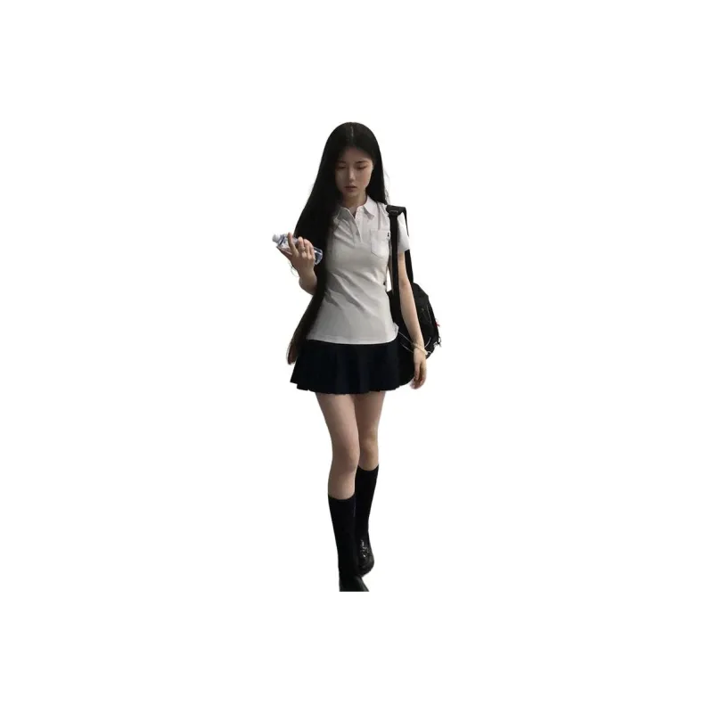 Mu Qingqing Two Piece Skirt Sets Women's-0