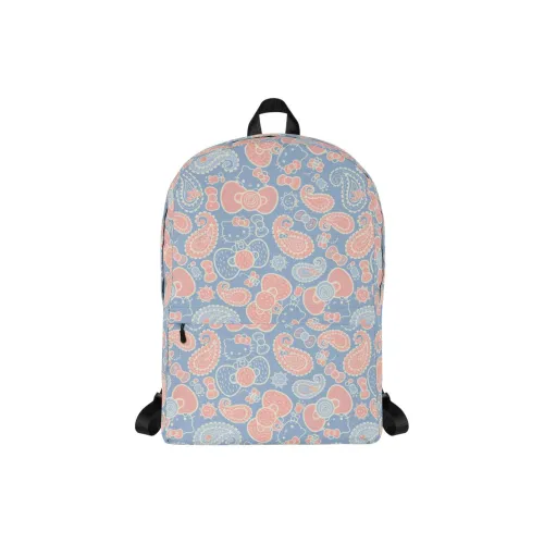 Sanrio Polyester Backpack Women's Blue & Pink