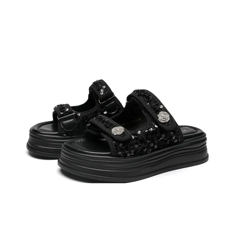 ZHR Quiet Abrasion Resistant Slide Slippers Women's-4
