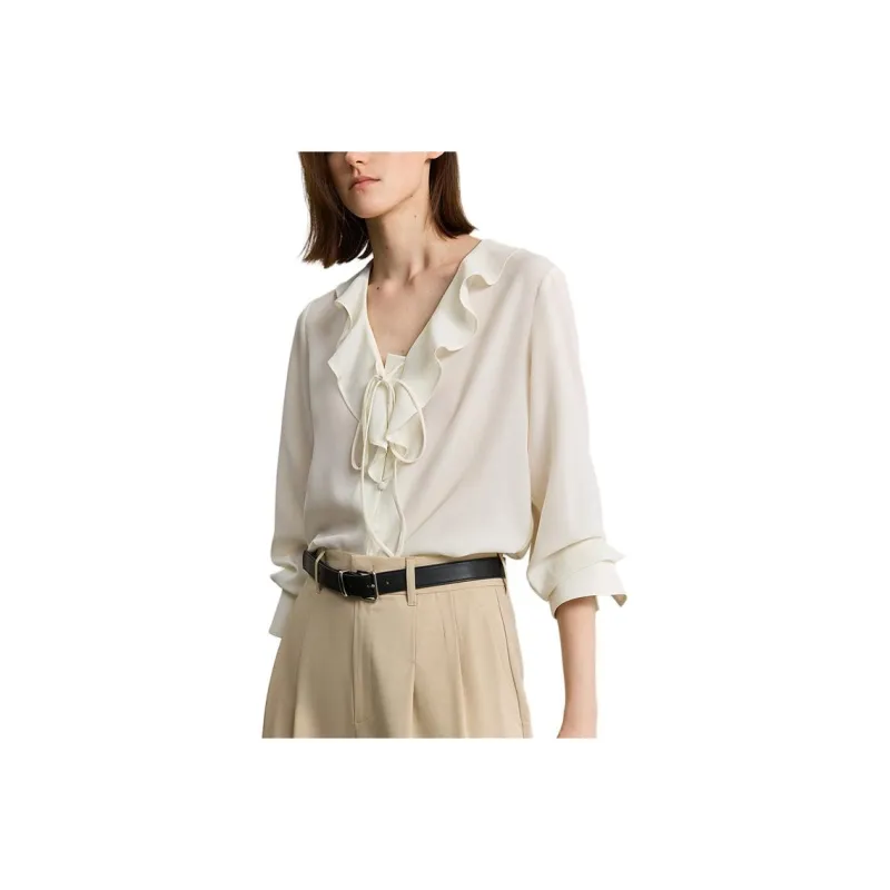 LILY Shirts Women's 604 Ecru-0