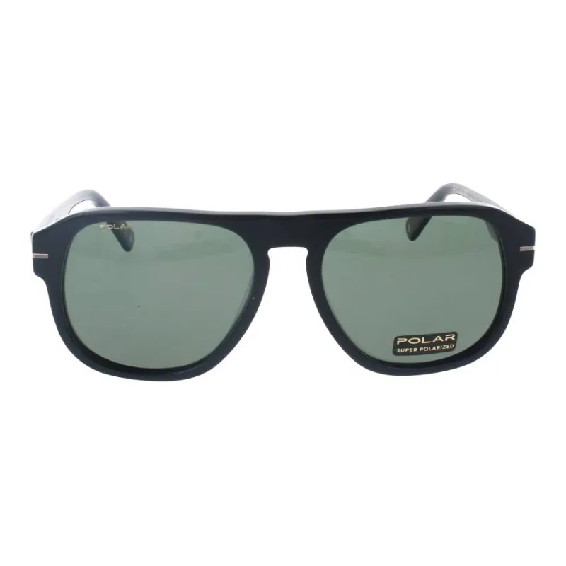 Polar Acetate Irregular Shape Sunglasses Unisex Black-0