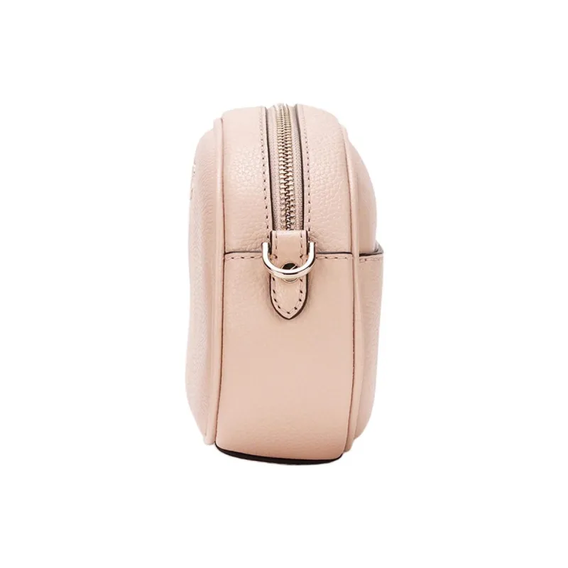 MICHAEL KORS Jet Set Cow Leather Camera Bag, Shoulder Bag Trumpets Women's Nude Pink-1