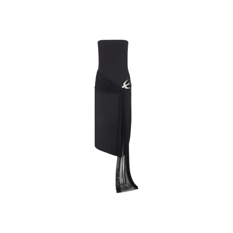 DAVID KOMA Sleeveless Dress Women's Black-0