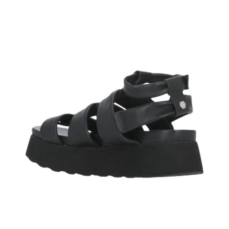 CULT GAIA Janis 4479 Roman Sandals 5cm Women's Black-3