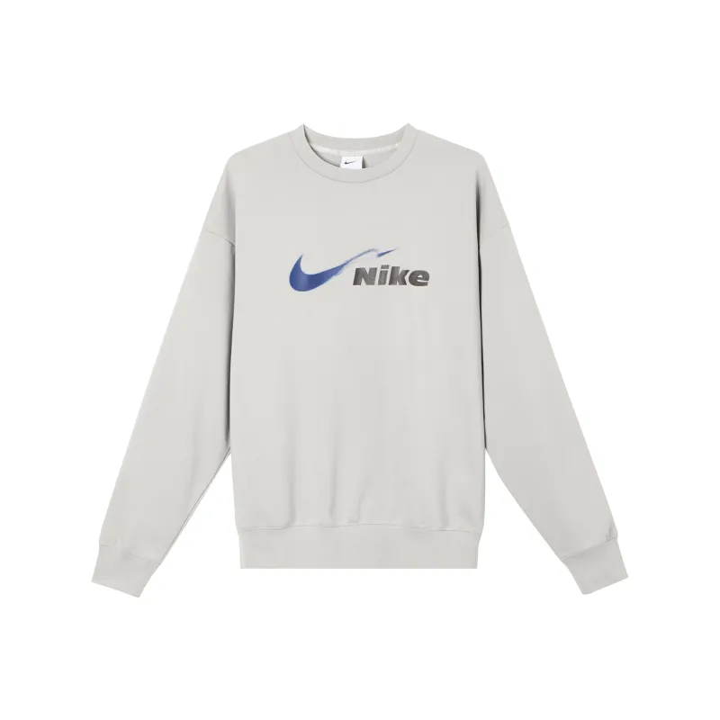 Nike Dri Fit Track Club Sweatshirt Men's Preppy Gray/Blue Cavity/Medium Size-5