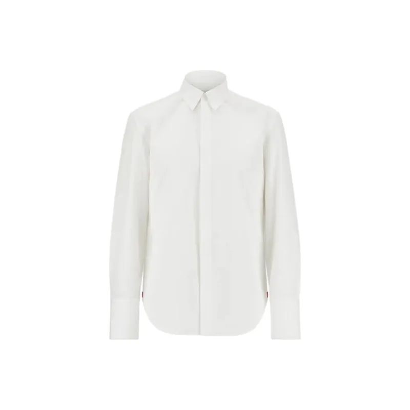 Ferragamo Shirts Men White-0