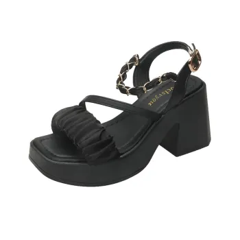 WUJI One Strap Sandals 9cm Women's