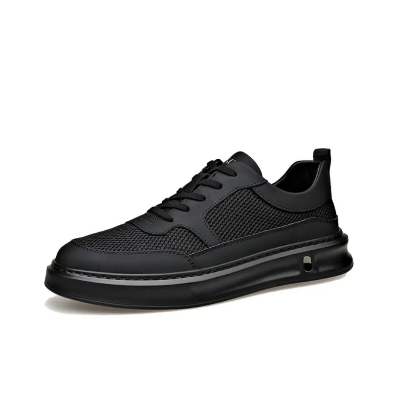 PT'SON Men's Casual Shoes Men's Black-1