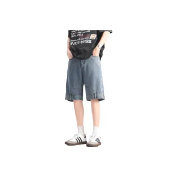 Emoji Denim Shorts Unisex
