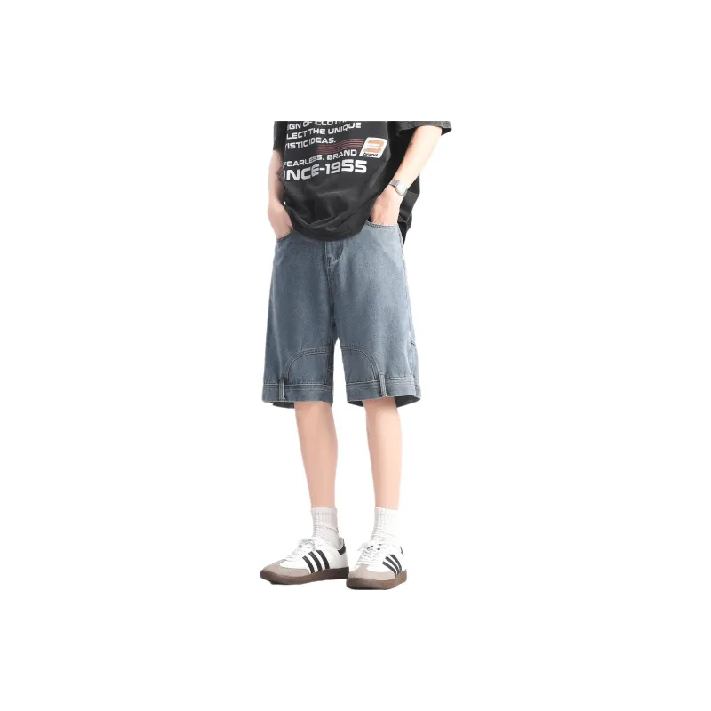 Emoji Denim Shorts Unisex-0
