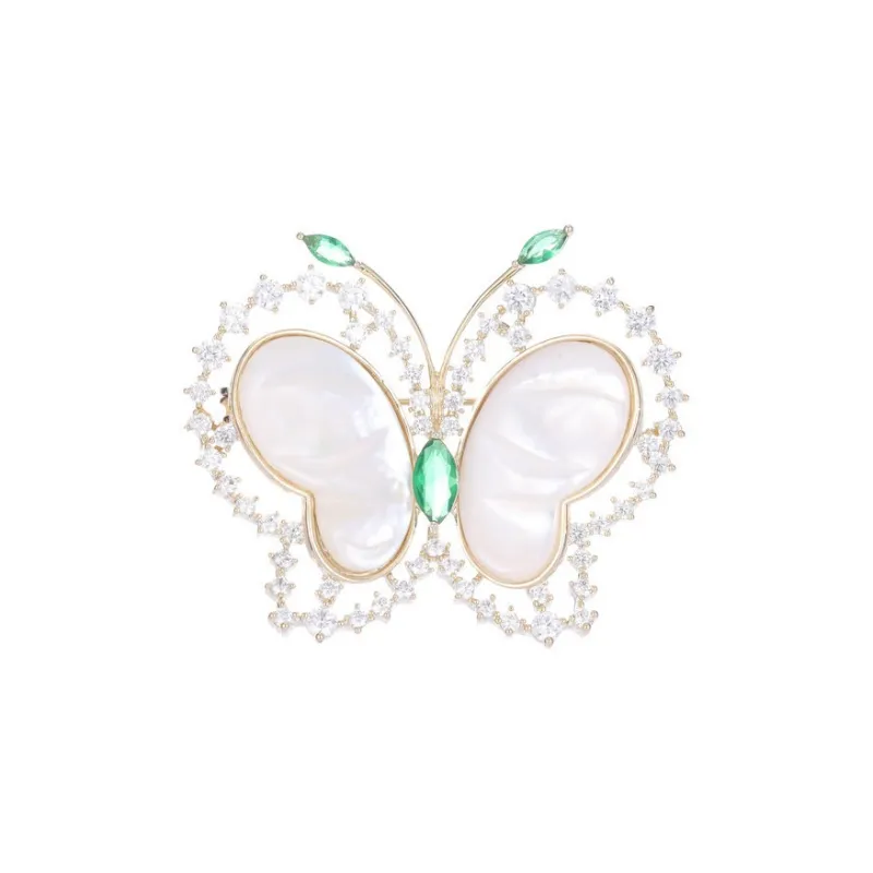Lockstarfy Mother Of Pearl Brooches Women's-0