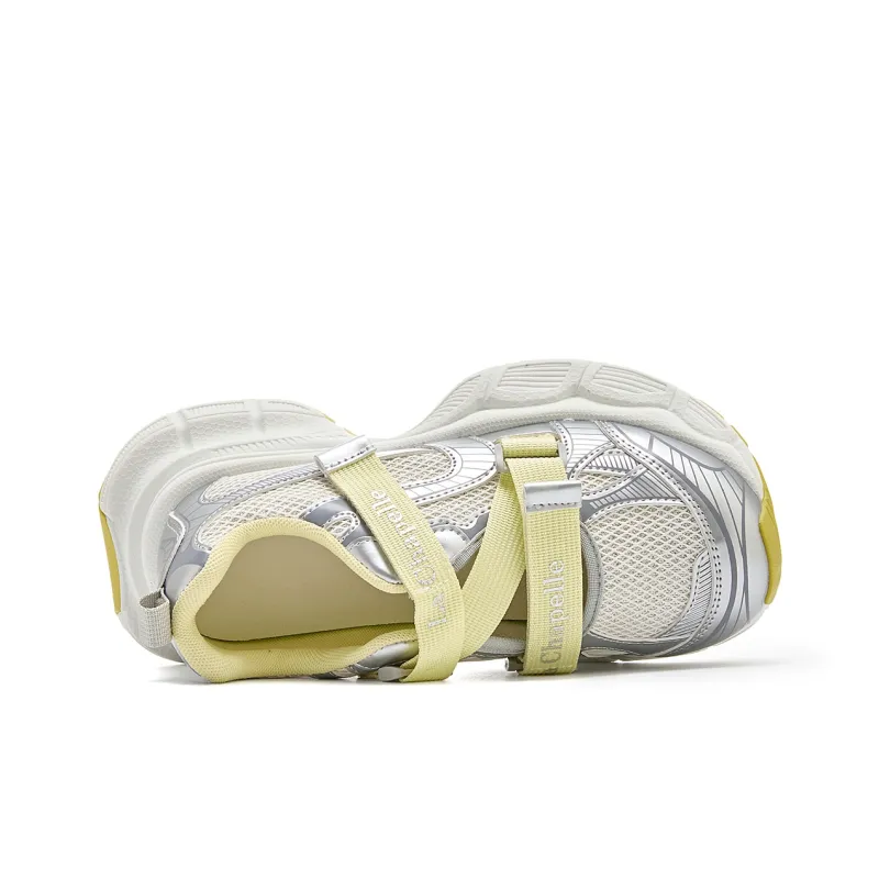 La Chapelle Low Top Chunky Sneakers Women's Yellow-5