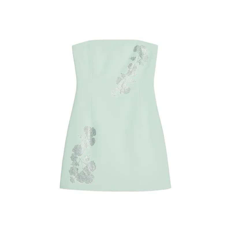 ZARA Sleeveless Dresses Women's Light Mint-0