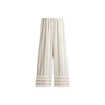 H&M Casual Pants Women's White/Stripes