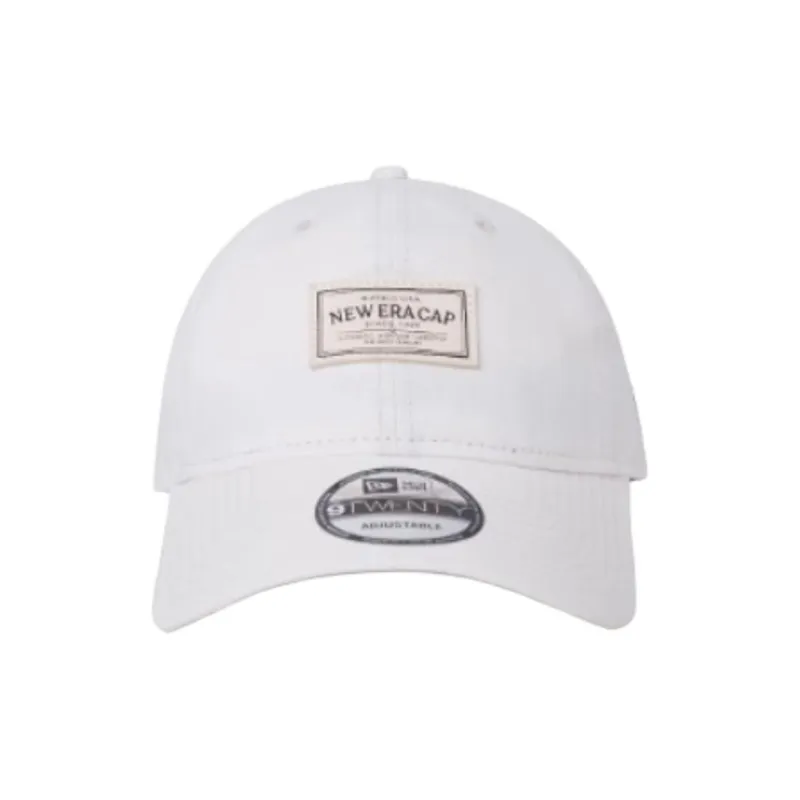 New Era Canvas, Cotton Baseball Caps Unisex White-1