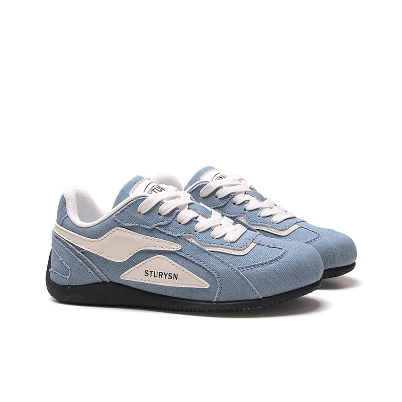 STUR YSN Low Top Skateboard Shoes Unisex Denim Blue-2