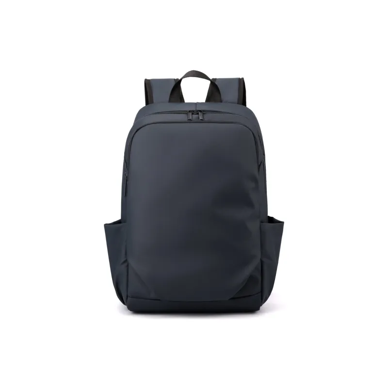 Boniu Nylon Fabric Backpack Regular Men's Black/Gray/Dark Blue-4