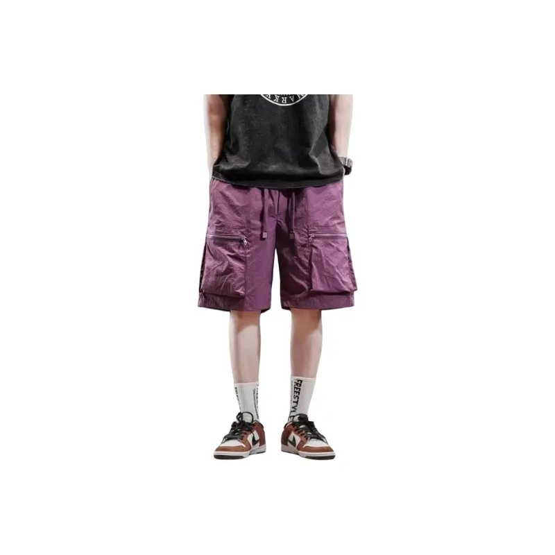 DAFK Casual Shorts Men Purple -0