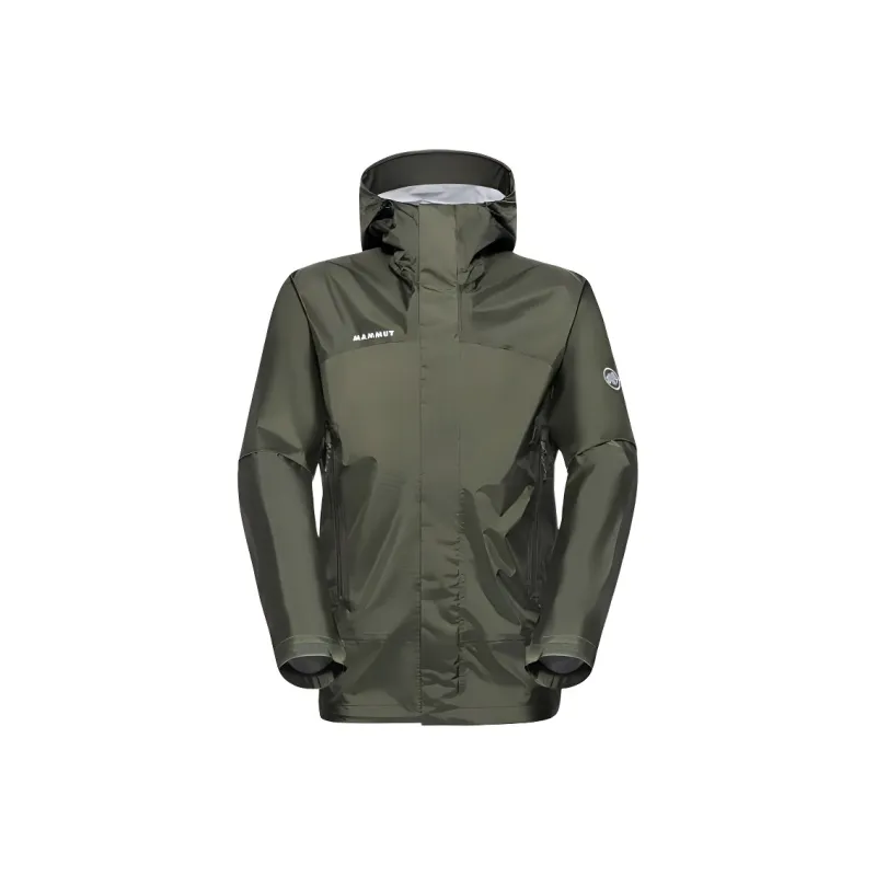 MAMMUT Microlayer 2.0 HS Outdoor Hiking Waterproof, Windproof, Breathable, And Rainproof Windbreaker Jacket Men's-8