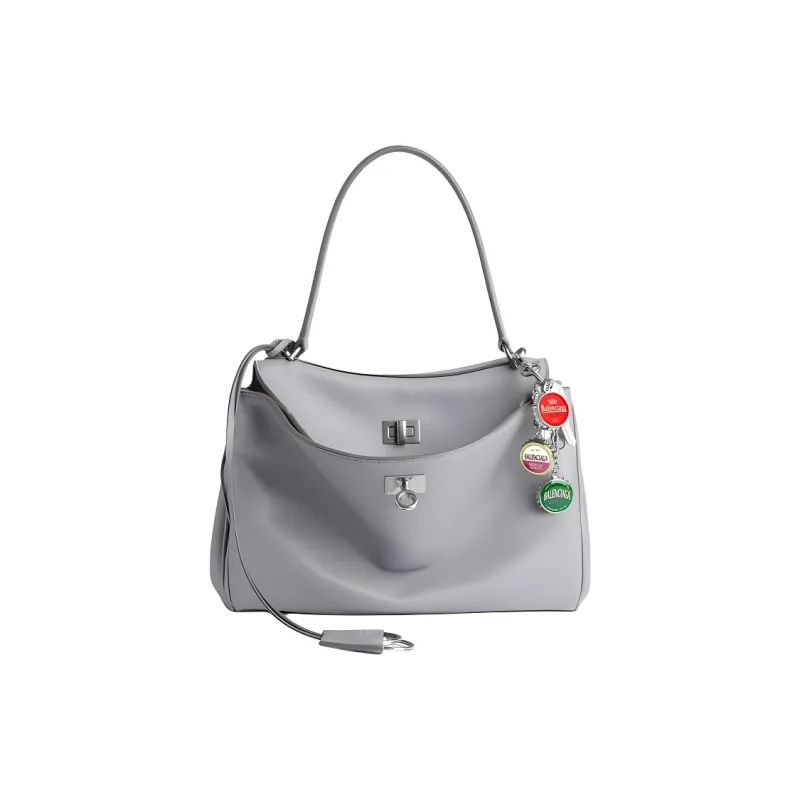 Balenciaga Caps Metal Bag Accessory Unisex Silver/Multicolor-2