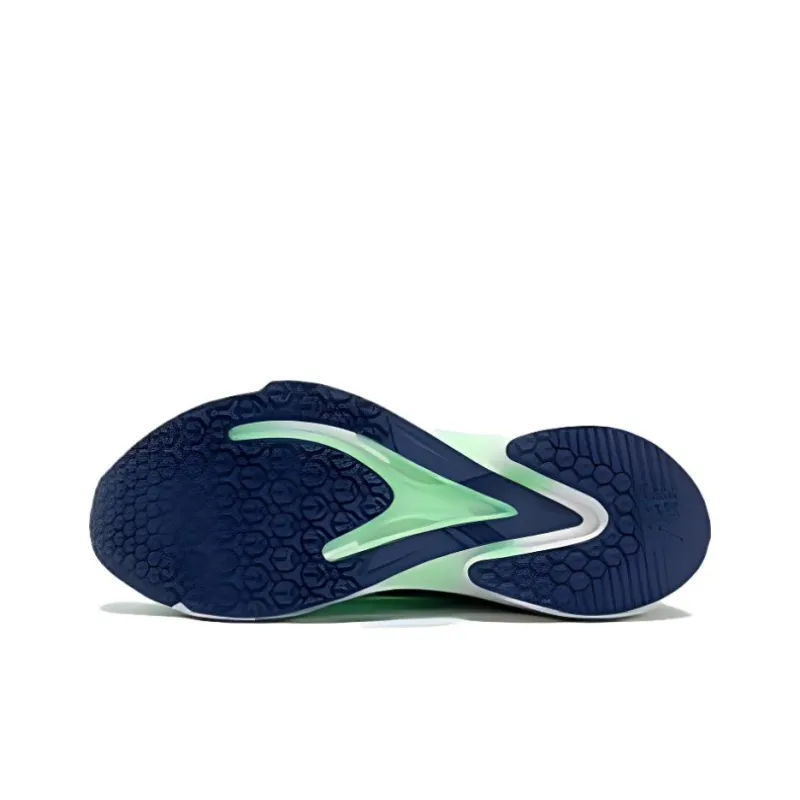 361° TITAN Ⅱ PRO Cushioning, Wear Resistant Low Top Running Shoes Men's Green Blue-2