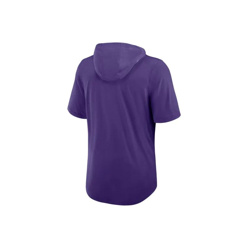 Nike Minnesota Vikings Men's Nike Dri FIT Nfl Hooded T Shirt-1