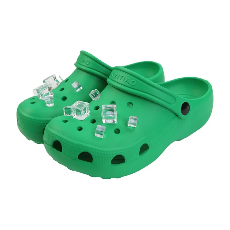 Thin Strips Sandal Slippers Unisex, Black-19