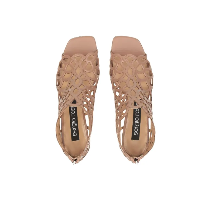 SERGIO ROSSI Sr Mermaid One Strap Sandals 6cm Women's Pink-3