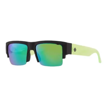 SPY Rectangular Sunglasses Unisex Black