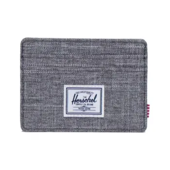 Herschel EcoSystem™ 600D Fabric Card Holder Unisex Gray