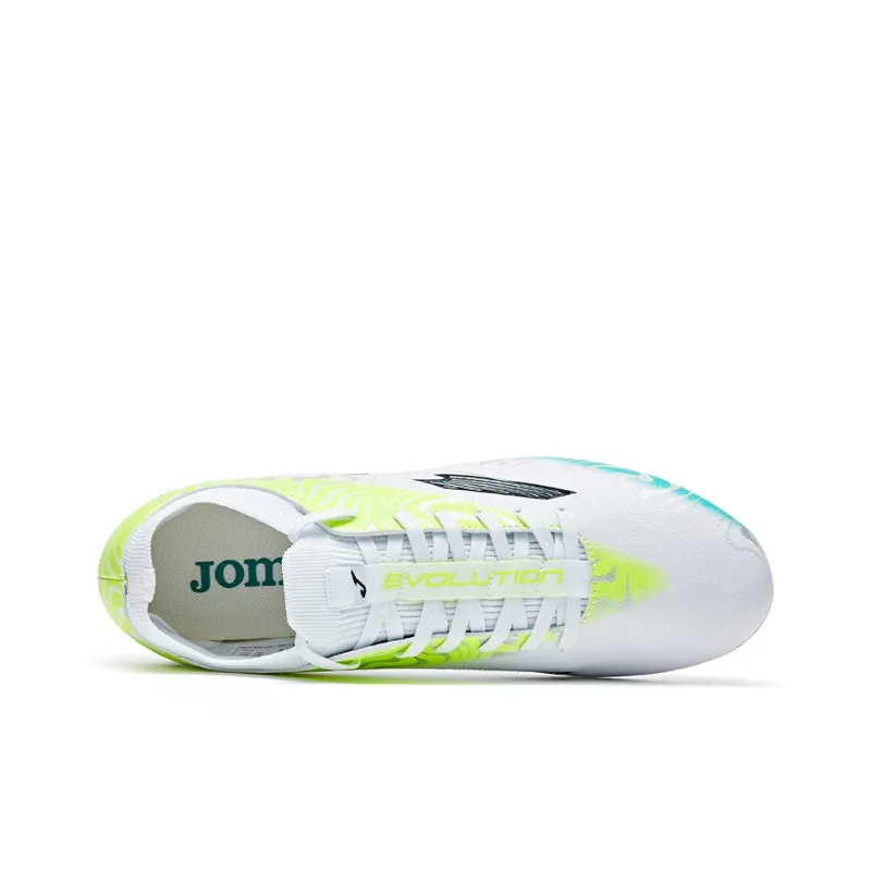Joma Evolution Soccer Shoes Men's White Yellow-3