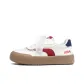 Beige Red Blue