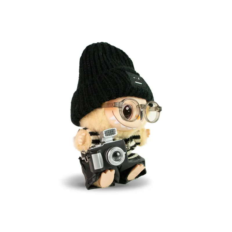 [Dress Up Doll] POP MART THE MONSTERS Zebra Boy, Staring Longingly Hang Tag Box Labubu Vinyl Sitting Party 15cm Height-2