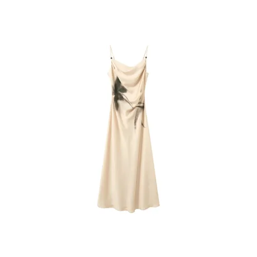 3COLOUR Slip Dresses Women's Champagne