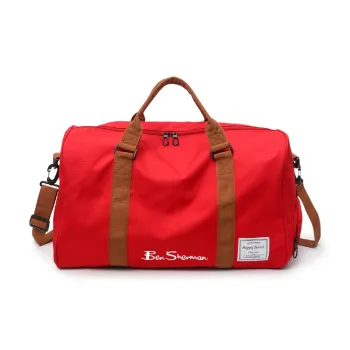 BEN SHERMAN Nylon Crossbody One Shoulder Travel Bag Unisex Multicolor