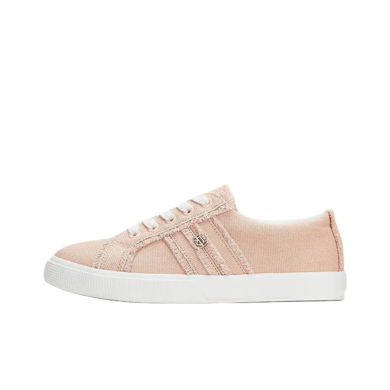 LAUREN RALPH LAUREN Janson Low Top Canvas Shoes Women's Pink-0