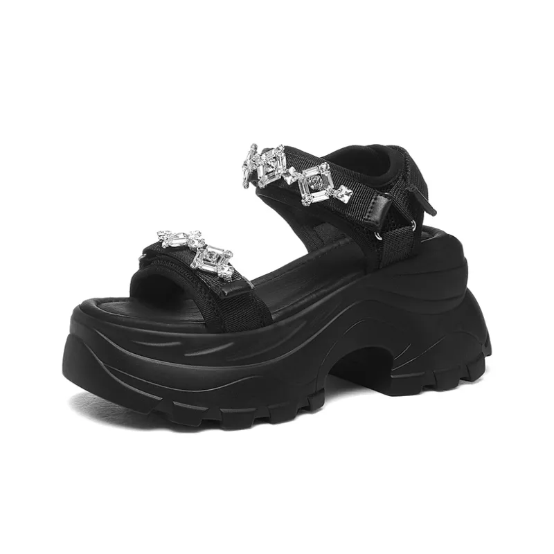 Golden Silk Rabbit One Strap Sandals Women's-0